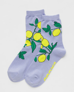 Crew Sock Lemon Tree