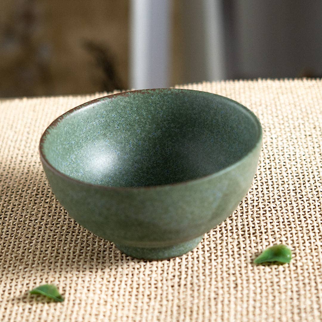 Nature Green rice bowl on a table setting