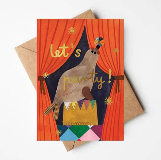 Circus Gold Foil Card