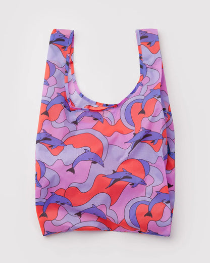Standard Baggu Reusable Tote Bag - Dolphins
