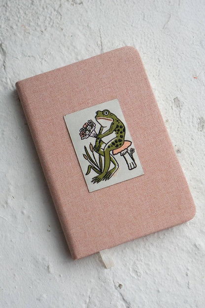 Froggy Bouquet - Woven Sticky Patch