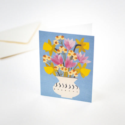 Spring Flowers Card with envelope