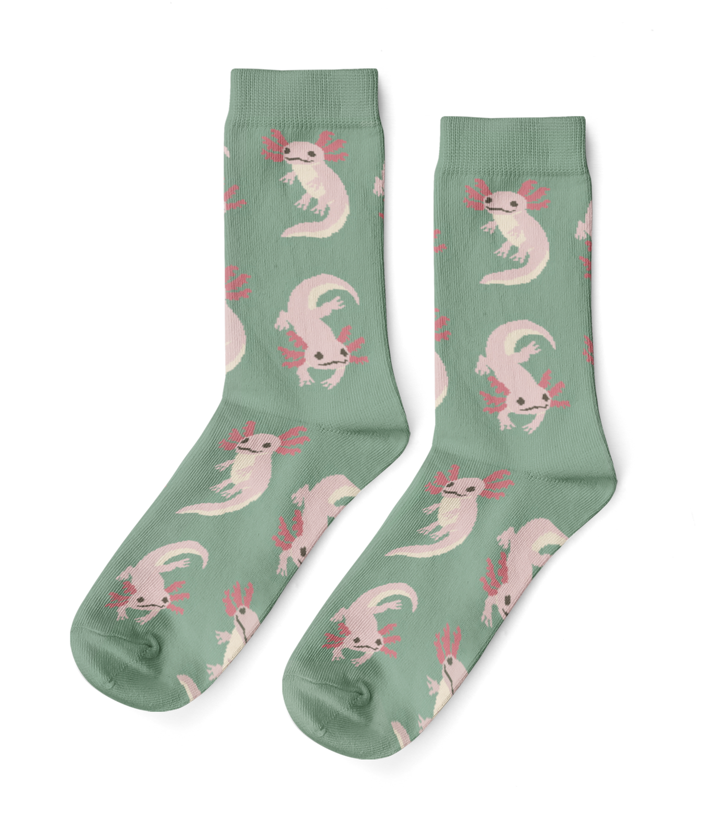 Axolotl Large Crew Socks
