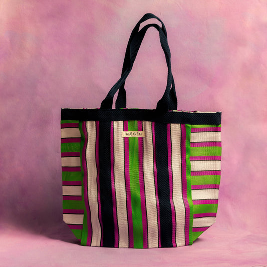 Mægen Everywhere Bag - Navy/Pink/Green