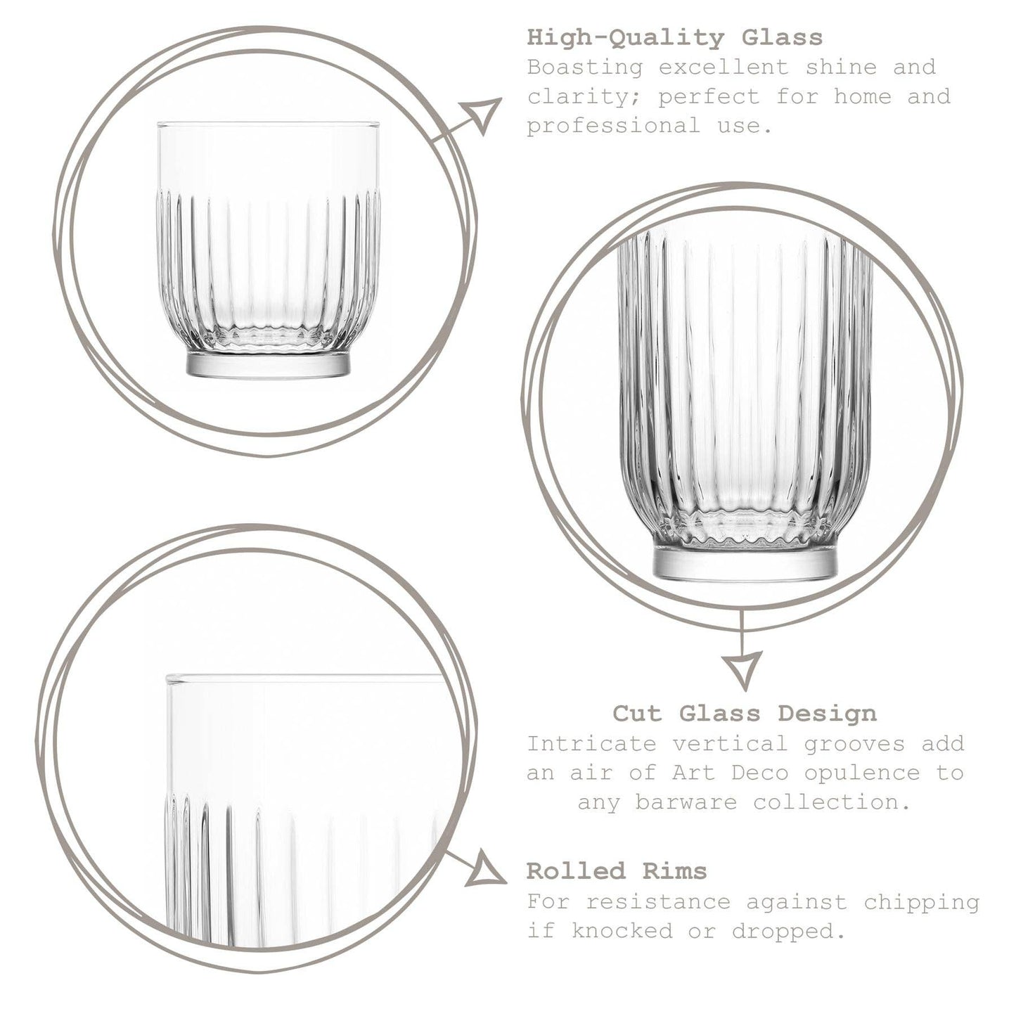 395ml Tokyo Highball Glass - By LAV