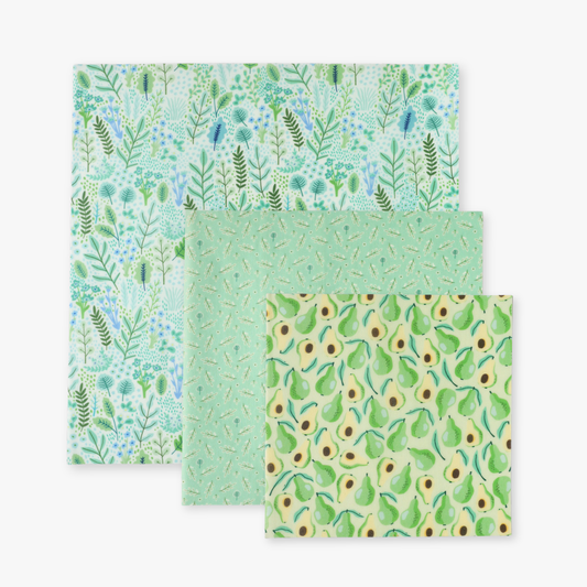 Beeswax Wrap Variety Sets - Green
