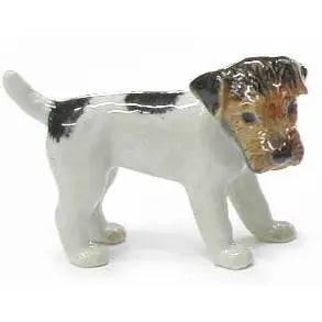 Fox Terrier Puppy Northern Rose Porcelain Miniature