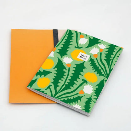 Studio Wald - UK Made - Notebook + Folder (A5) - Dandelion
