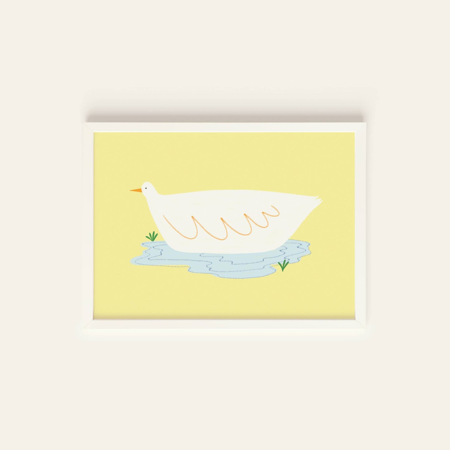 Duck Pond Postcard Print