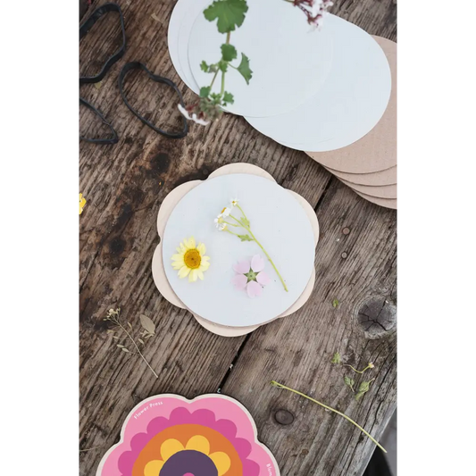 Studio Wald - UK Made - Flower Shaped Press - Pinks & Yellows