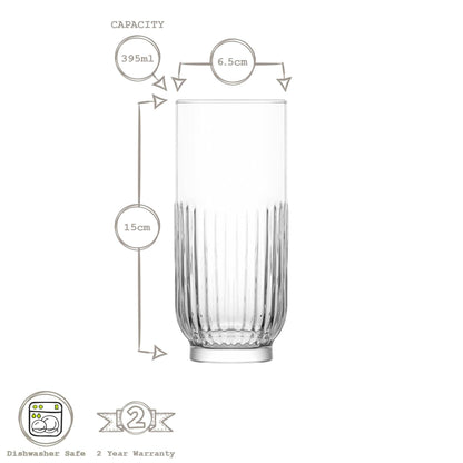 395ml Tokyo Highball Glass - By LAV