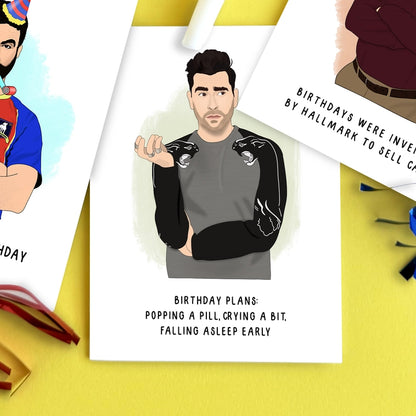 David Rose Schitt's Creek Birthday Card