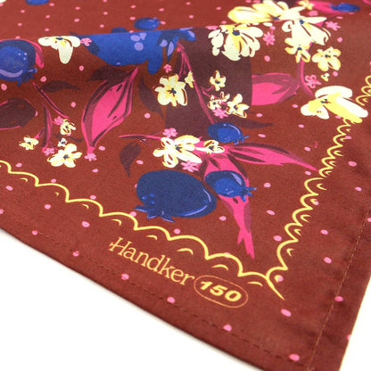 Close-up of the Meg Bandana's screen-printed pattern