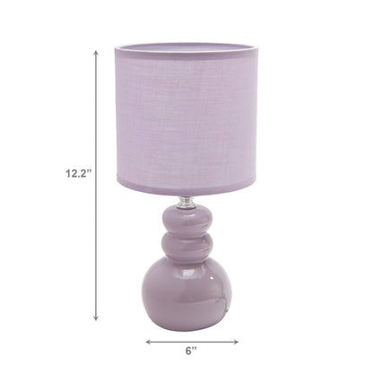 Ceramic Table Lamp with Shade (BUBBLY)