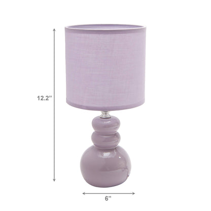 Ceramic Table Lamp with Shade Bubbly - Pink
