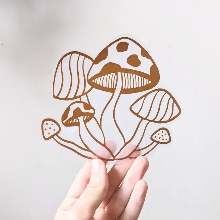 Mushroom Suncatcher