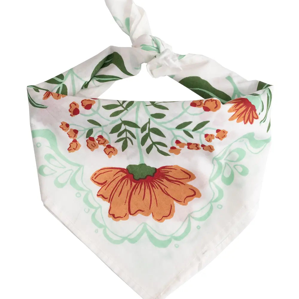 Flora Premium Cotton Handmade Bandana