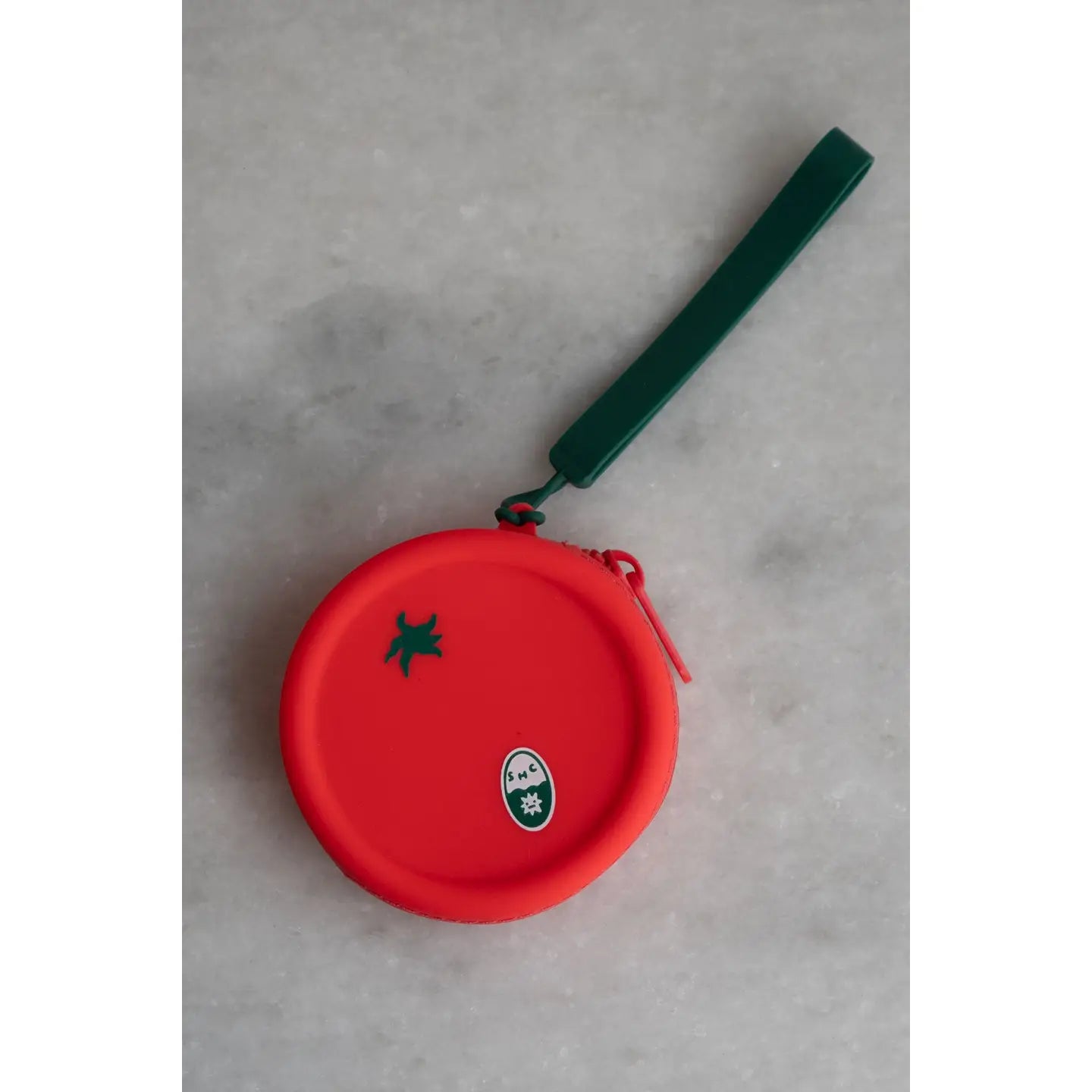 Tomato Zipper Coin Pouch