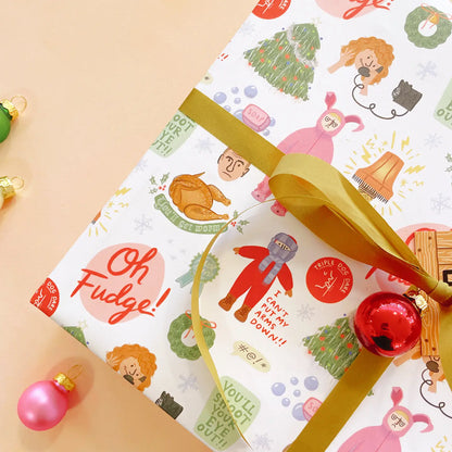 A Christmas Story Movie Wrapping Paper