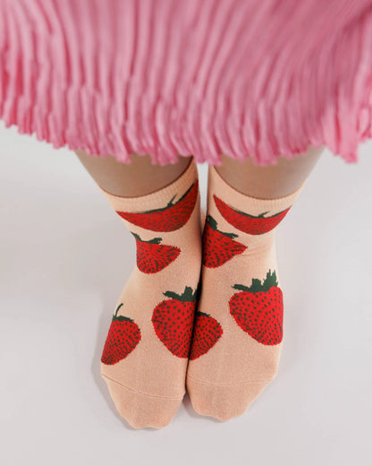 Baggu Socks Strawberry