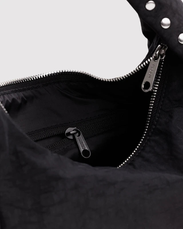 BAGGU Small Nylon Meringue Bag Studs side profile - PABOOM