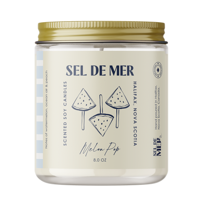 Sel de Mer Soy Candle - Melon Pop