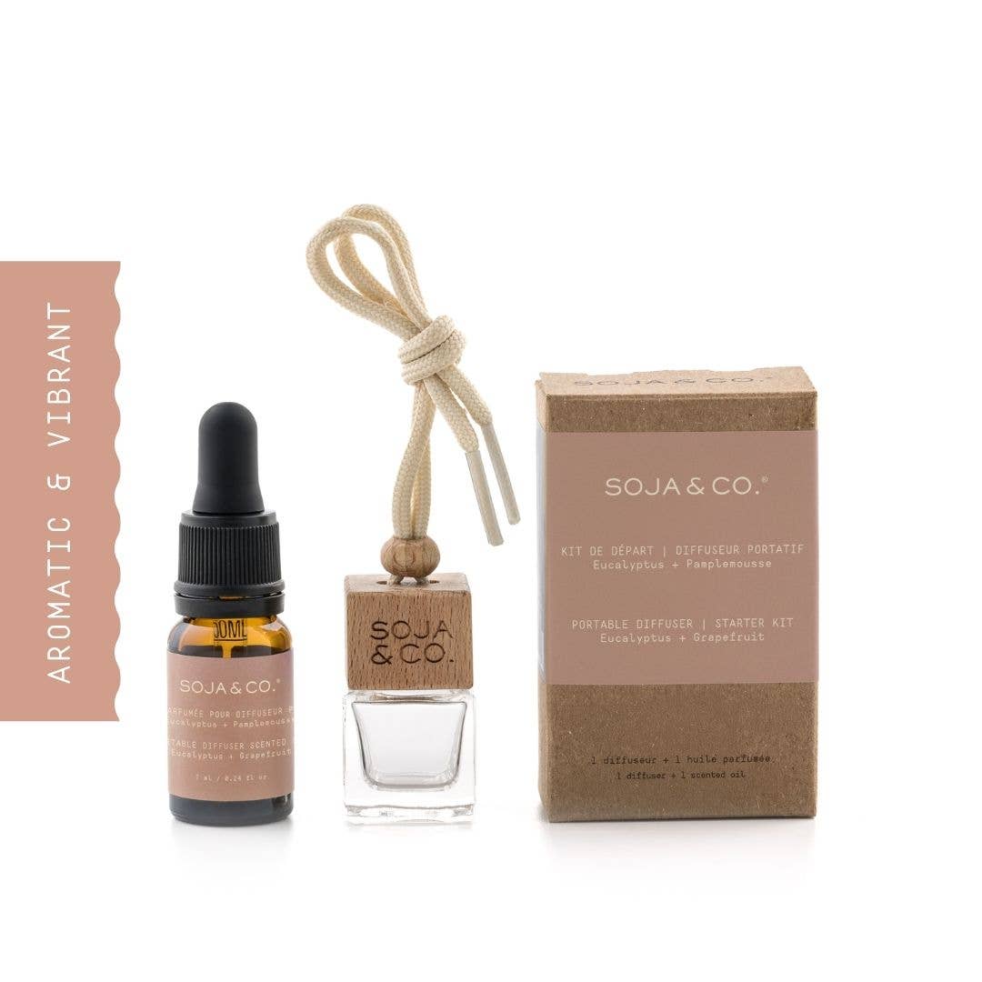 SOJA & CO. Portable Diffuser - Eucalyptus + Grapefruit