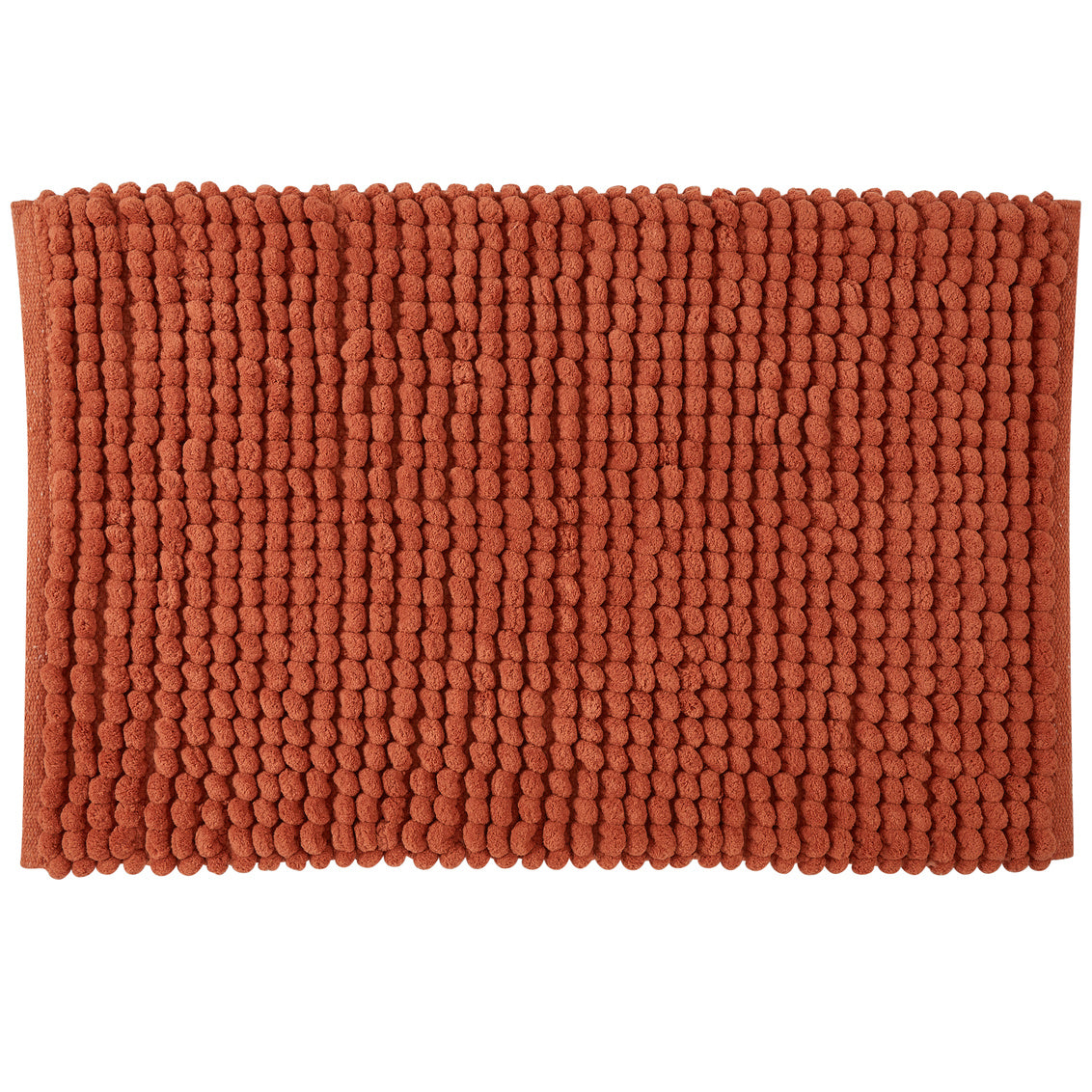 Puff Chunky Bathmat Microfibre Terracotta