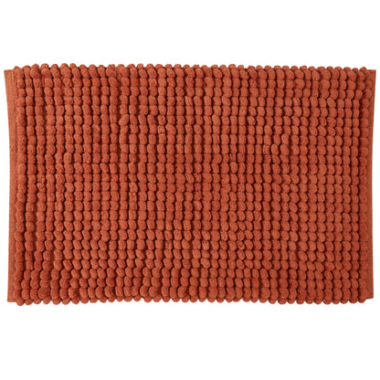 Puff Chunky Bathmat Microfibre Terracotta