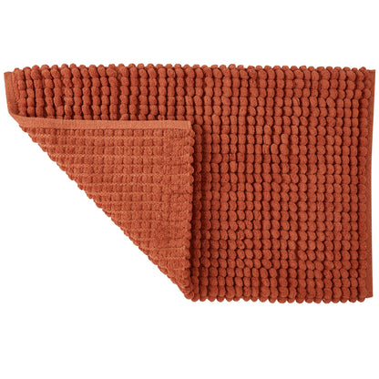 Puff Chunky Bathmat Microfibre Terracotta