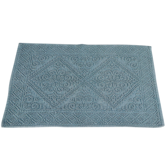 Tavira Bathmat Cotton Aqua