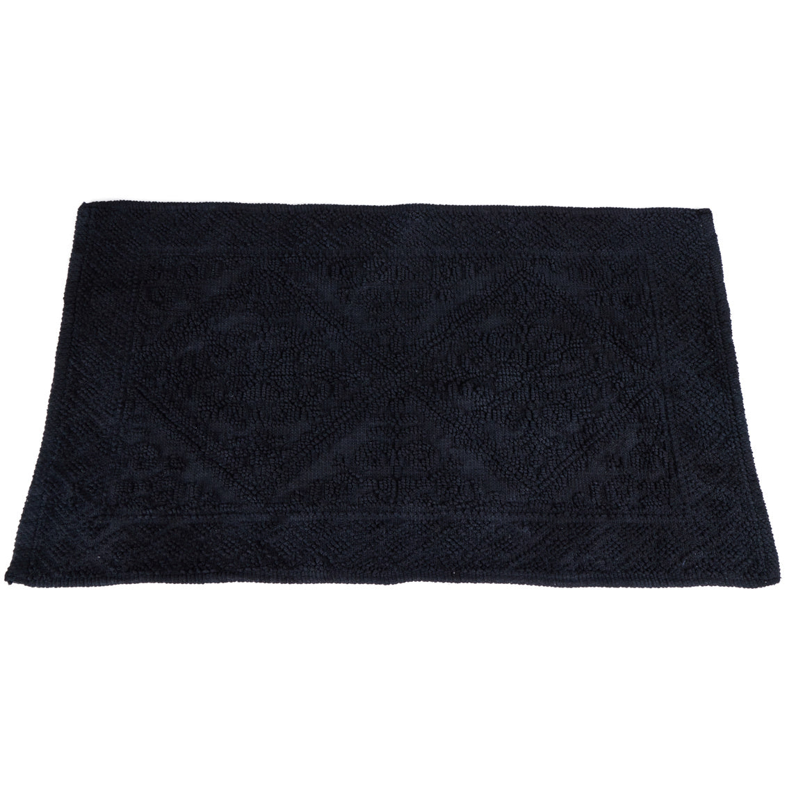 Tavira Bathmat Cotton Black