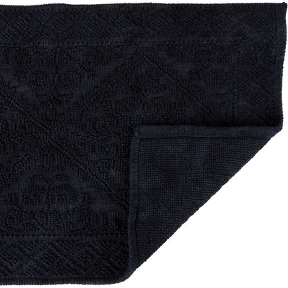 Tavira Bathmat Cotton Black