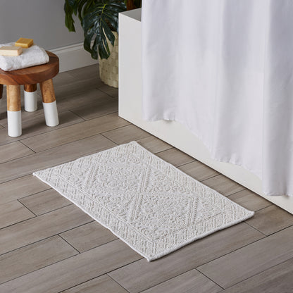 Tavira Bathmat Cotton White