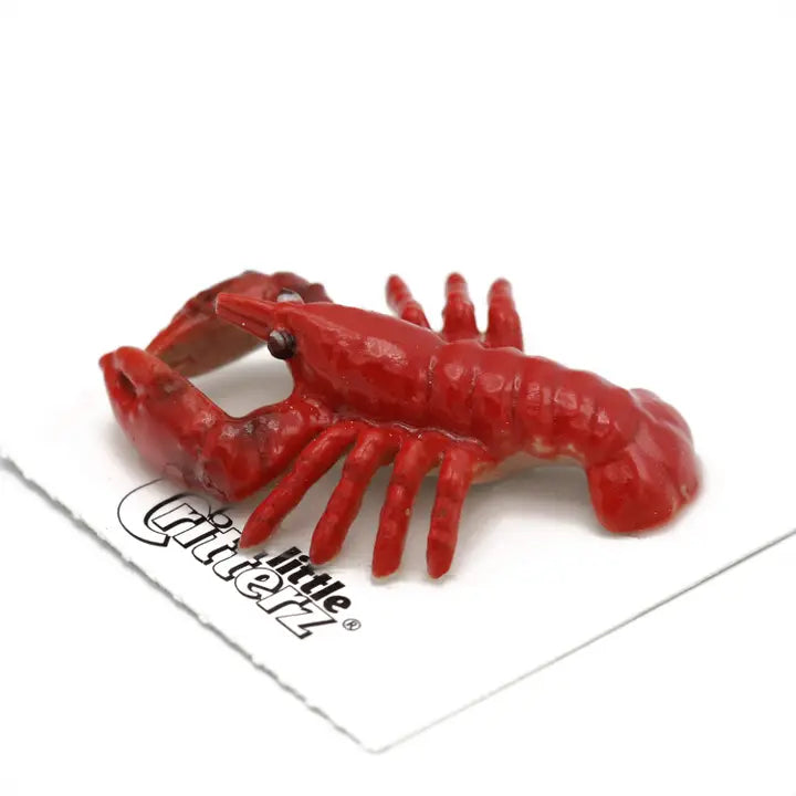 Pincer Red Lobster Porcelain Miniature