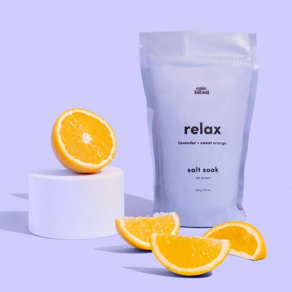 Relax Bath Salts Soak Vegan
