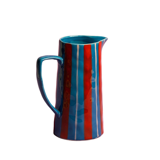 Mægen Jug - Blue/ Red