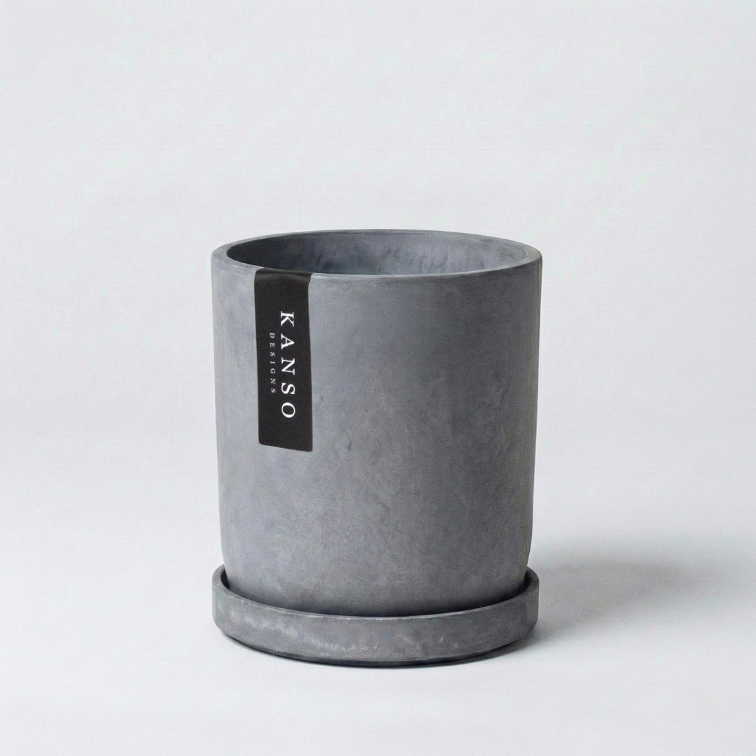 Kanso Designs Planter + Saucer 4” - Blue