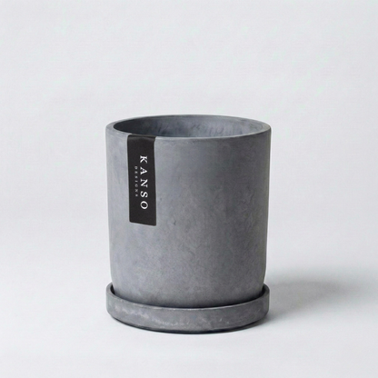Kanso Designs Planter + Saucer 4” - Blue