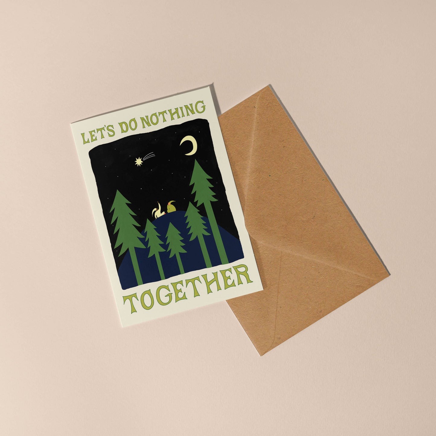 Let's Do Nothing Together Card