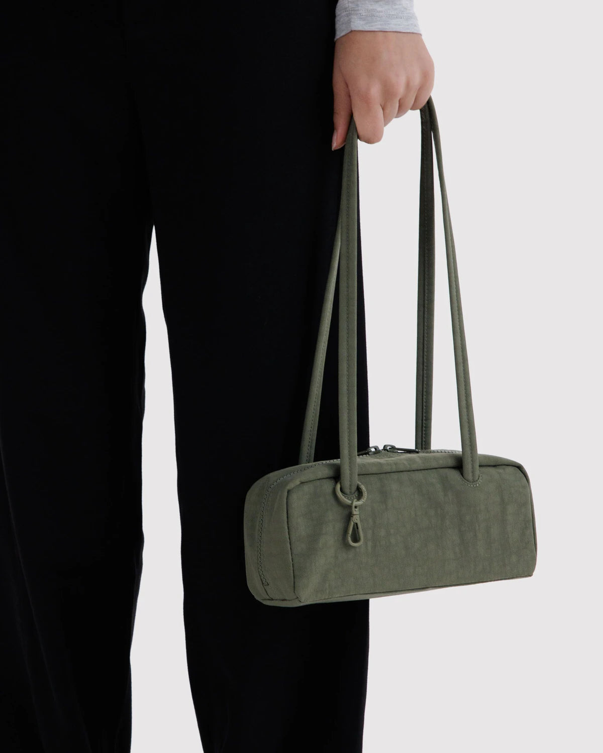 BAGGU Small Nylon Bowler Bag - Caper