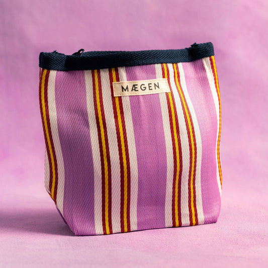 Mægen Pouch - Navy/ Pink/ Red
