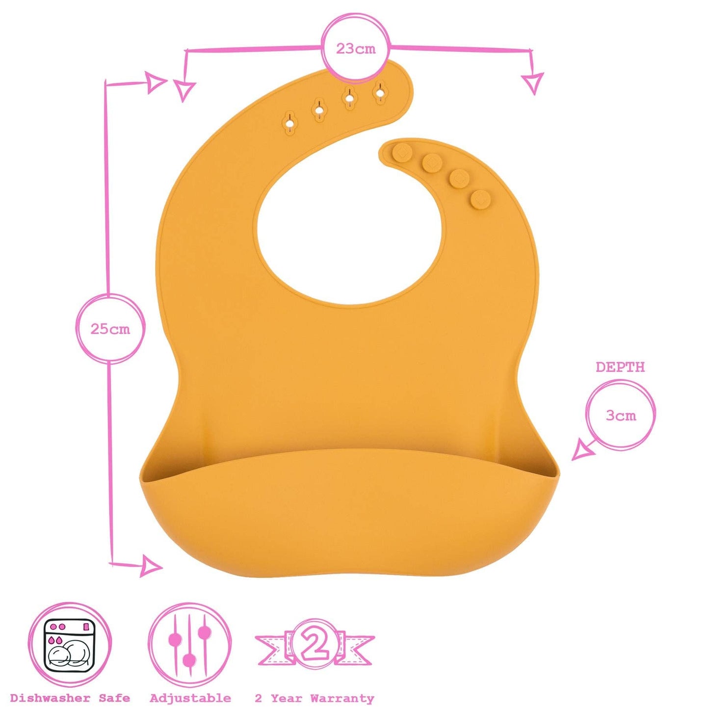 Baby Silicone Weaning Bib