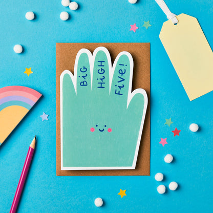 Big High Five Card