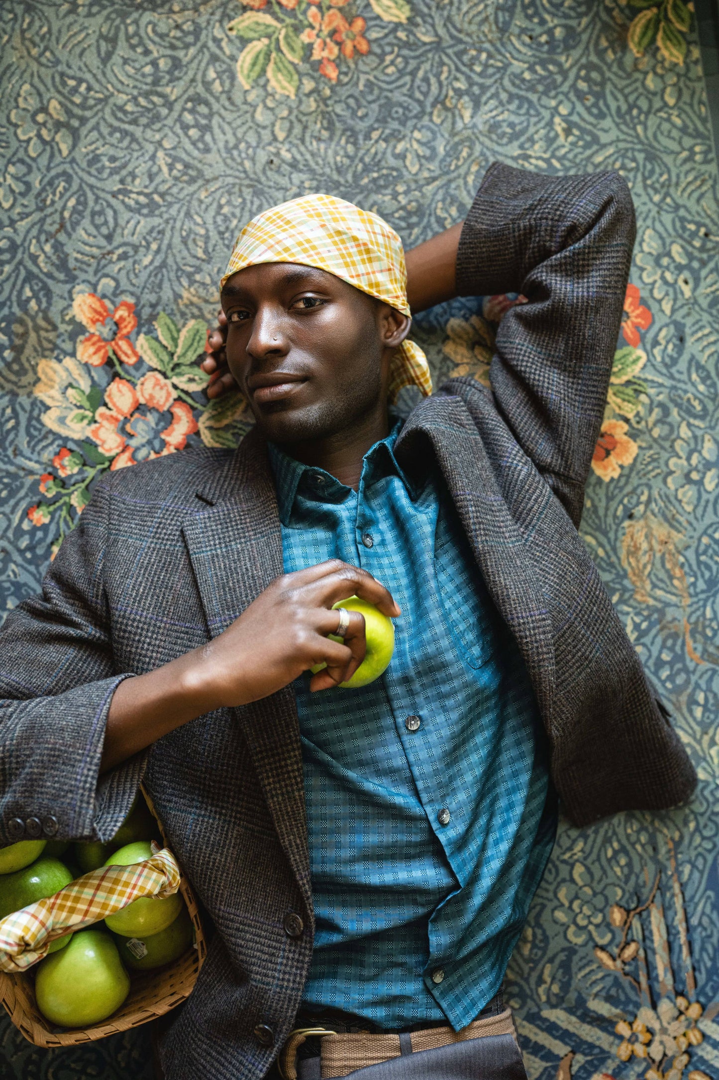 Marmee Bandana styled as a hair wrap