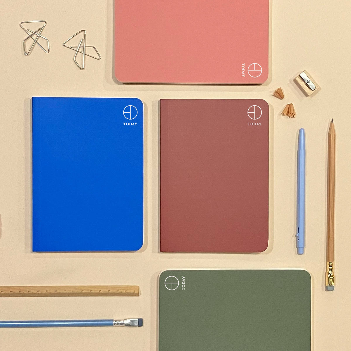 Cornflower Blue planner fountain pen-friendly paper - PABOOM