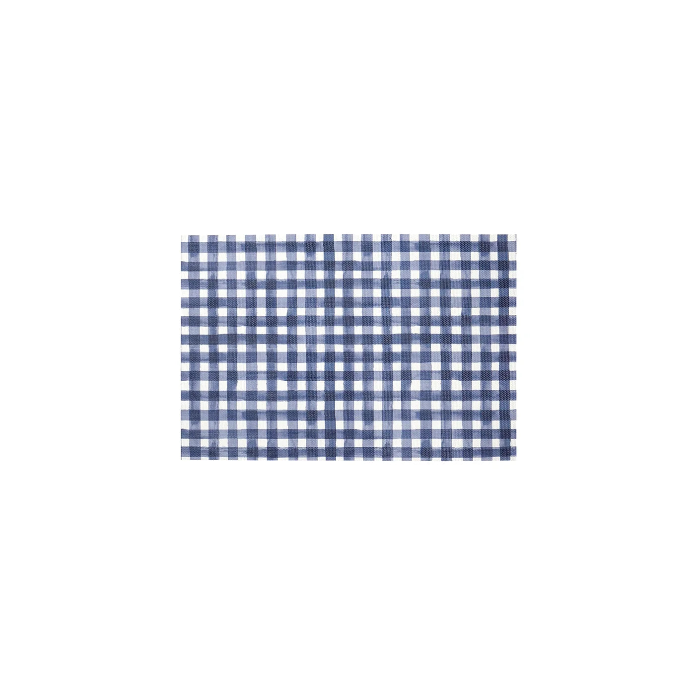 Watercolour Plaid Placemat Navy