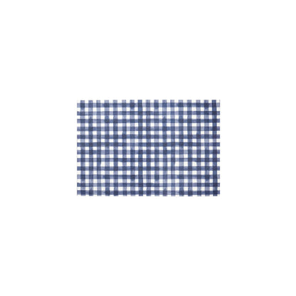 Watercolour Plaid Placemat Navy