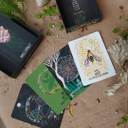 Earth's Hymn Oracle Deck - 45 Cards & Guidebook