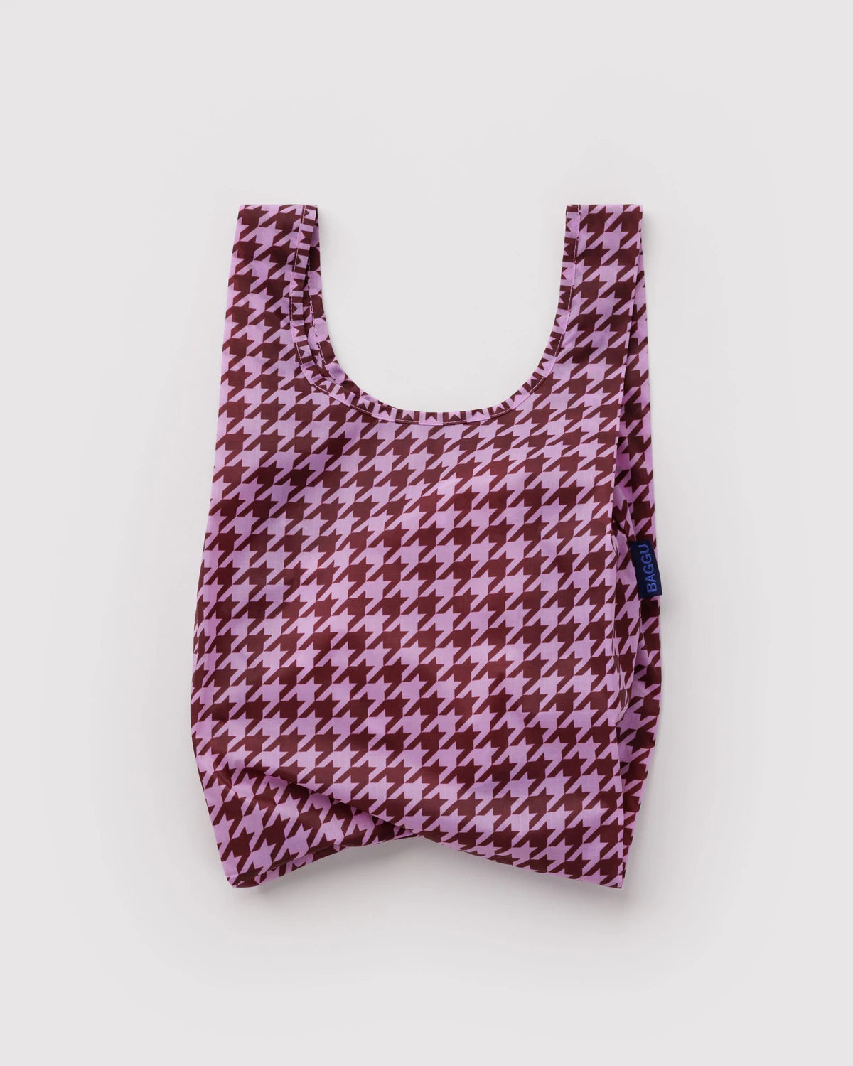 Baby BAGGU Reusable Tote Bag - Pink Houndstooth